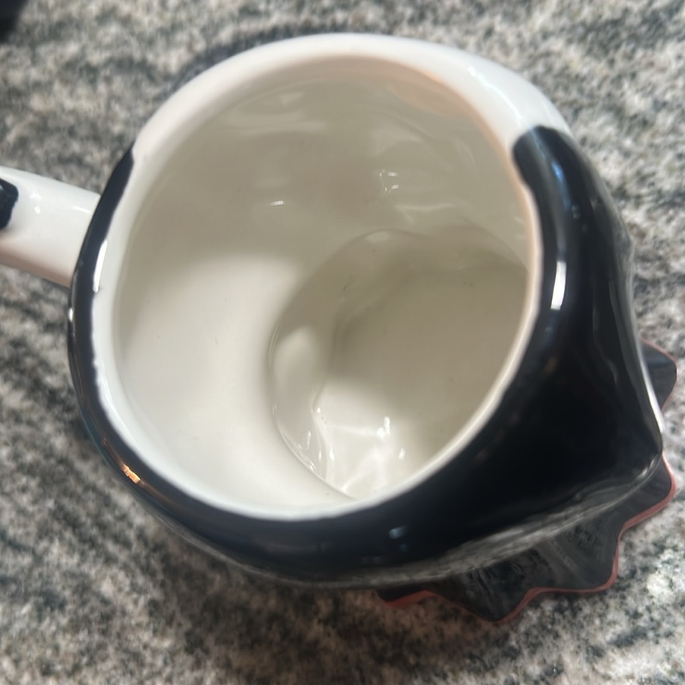 Skeleton Themed Black and White Mug - Picture 3 of 4